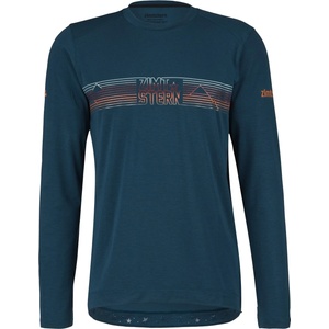 Zimtstern Мъжка фланелка с дълъг ръкав за колоездене Zimtstern Trailflowz Shirt L/S Longsleeve - French Navy (216-2543-0112)