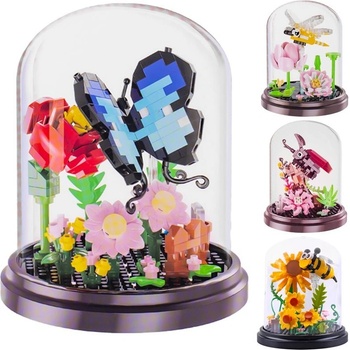 Mikro trading Stavebnice Hmyz s květinou