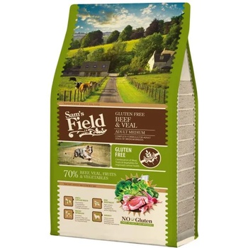 Image 1 of Sam's Field Gluten Free Adult Medium Beef & Veal 2,5 kg