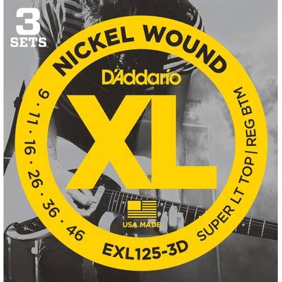 D'addario EXL125-3D