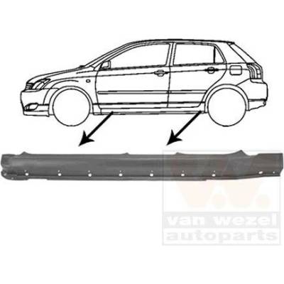 Nástupný plech VAN WEZEL 5393103
