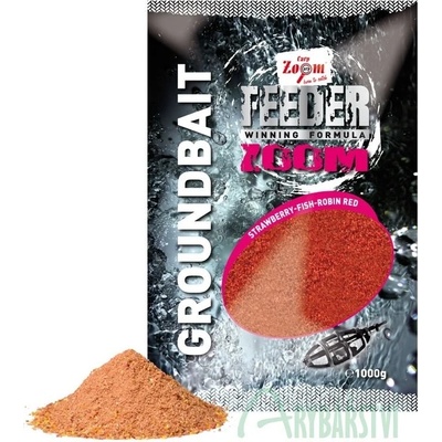 CARP ZOOM Feeder Zoom 1 kg Robin Red Jahoda Ryba – Hledejceny.cz