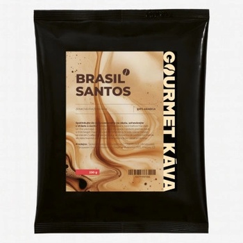 GourmetKava Бразилия Santos, , зърнова кафе арабика: Не, благодаря ви. 1 кг