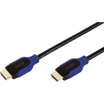 Кабел Vivanco - 42964, HDMI/HDMI с Ethernet, 5m, син/черен (42964)
