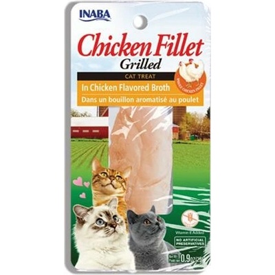 Churu Pamlsok Inaba Grilled cat Kura v kuracom vývare 1 ks 25 g