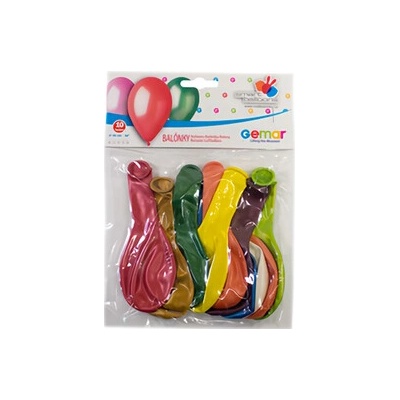 Smart Balloons Balóny kovové, zmes farieb, 26 cm
