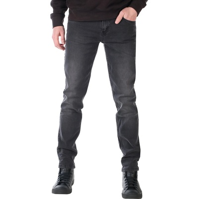 Urban Classics мъжки панталони URBAN CLASSICS - Stretch Denim - TB1437 - черно с пране