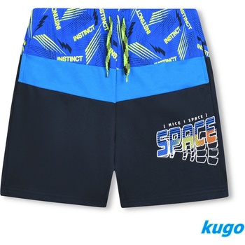 Kugo chlapecké kraťasy MS1728 tmavě modrá / modrá