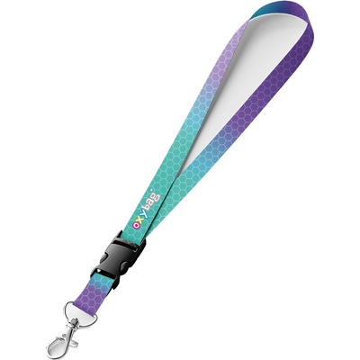 Snúrka na krk Oxybag s karabínkou OXY Ombre Pink