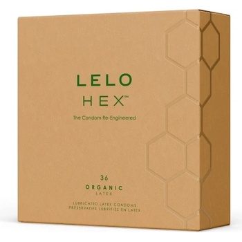 LELO 36 бр. Органик презервативи с L-arginine Lelo Hex Organic