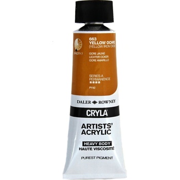 Daler-Rowney Cryla Artists’ АКРИЛНА боя Yellow Ochre 75 ml 1 бр (125075663)