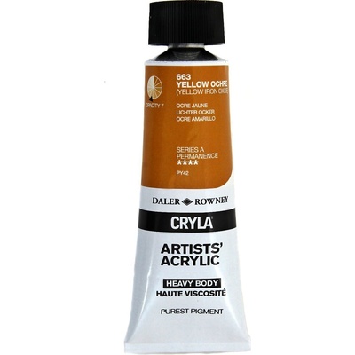 Daler-Rowney Cryla Artists’ АКРИЛНА боя Yellow Ochre 75 ml 1 бр (125075663)