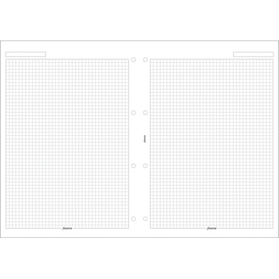 Filofax Papíry pro diáře čtverečkované A4 bílá
