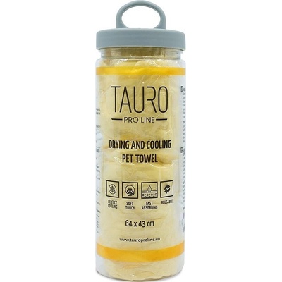 TAURO Pro Line Drying & Cooling Towel - Yellow