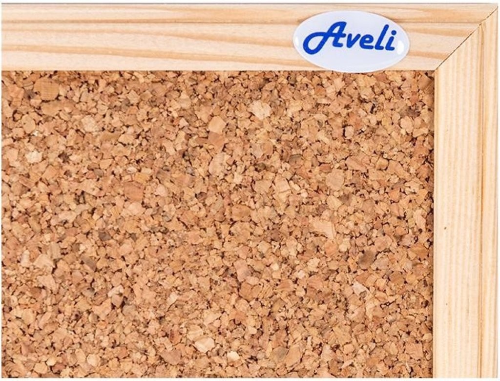 AVELI BASIC korková s dr. rámom 120 × 90 cm