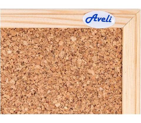 AVELI BASIC korková s dr. rámom 120 × 90 cm