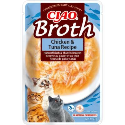 Ciao Broth Chicken & Tuna 40 g