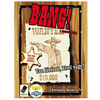 Asmodee Bang! Картова игра от Дивия Запад, издание на унгарски език (Asmodee DAV13134)