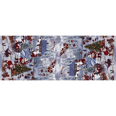 Sanem Plastik 1228 PVC ubrus Florista Santova vesnička modrá 140x160cm