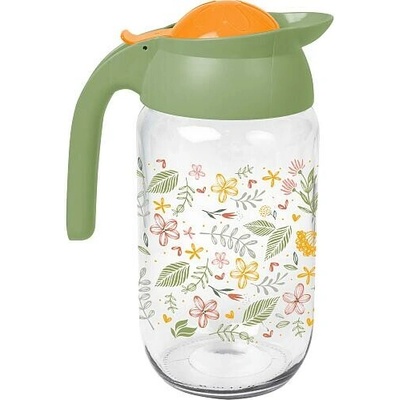 TORO dŽBÁN DEKOR BOTANICA 1,5 L, SKLO/PLAST – Zboží Mobilmania