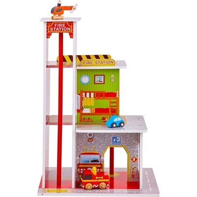 Aga4Kids dřevěný set Požární stanice