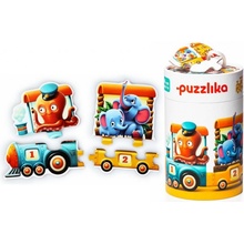 Puzzlika Baby skládačka Vlak zvířátka velké dílků set 20 dílků