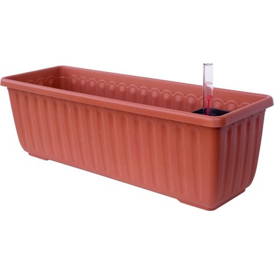 Plastia Samozavlažovací truhlík Siesta LUX terakota 80 cm