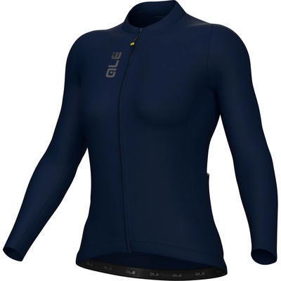 Alé Дамска фланелка с дълъг ръкав за колоездене Alé Women's Pragma Color Block L/S Jersey Cycling jersey - Navy Blue (156-2371-0515)