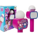 LEAN TOYS Detský mikrofón bezdrôtový karaoke Bluetooth ružový