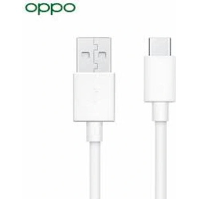 OPPO DL143 USB-A към USB Type-C кабел 1 м, бял (DL143_Cable_WHT)