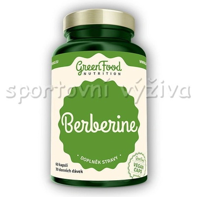 GreenFood Nutrition Berberine Hcl 60 vegan kapslí