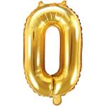 Party Deco Фолиев Балон Цифра, Златно, 35см - 0 (fb10m-0-019)