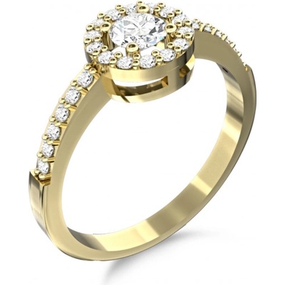 Couple Verity žluté zlato se zirkony 6610247