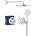 GROHE 34877000 - Душова система vitalio rain mono 310, лъскав хром (gh1147)
