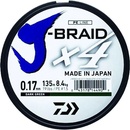 Daiwa Šnúra J-Braid 4 Žltá 135m 0,21mm 12,4kg