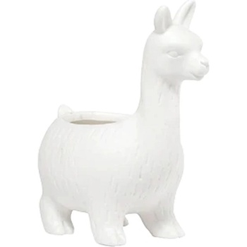 Kikkerland Саксия Kikkerland - Лама, бяла (PL08)