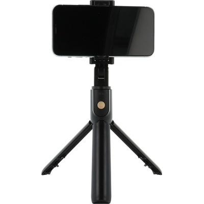 K07 Selfie teleskopická tyč se stativem a Bluetooth, černá 5903396033605