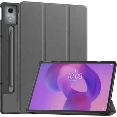 Vsechnonamobil 105038 LEATHER Zaklápěcí kryt pro Lenovo Idea Tab Pro šedý
