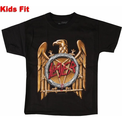 ROCK OFF Детска тениска Slayer - Gold Eagle - Black - ROCK OFF - SLAYTEE68BB