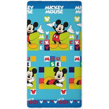 Faro prostěradlo Mickey Mickey blue bavlna 90x200