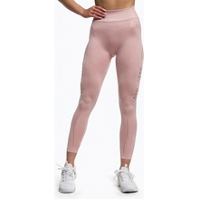 Gymshark dámské tréningové legíny Flawless Shine Seamless pink/white