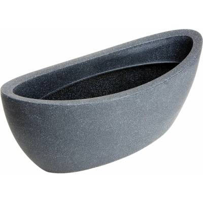 Scheurich kvetník Wave Globe s om 58 cm čierny granit