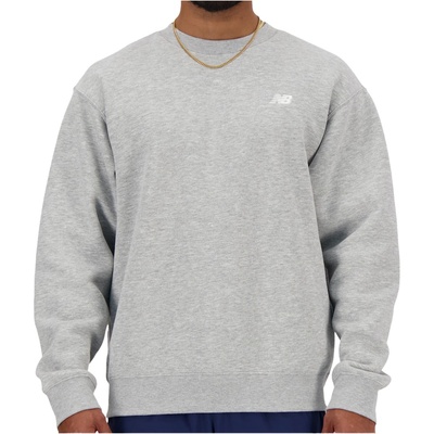 New Balance Мъжки пуловер New Balance Sport Essentials Fleece Crew Jumper - Athletic Grey - размер XXL (017-4403-0115)
