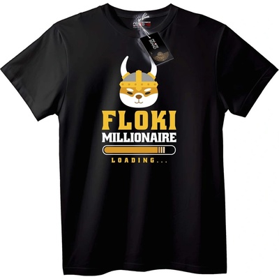NOONEBRAND Тениска Floki Милионер Зарежда - 4XL, White