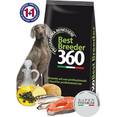 Salute Master Breeder Monoprotein střední a velká plemena ryba s prebiotiky 20 kg