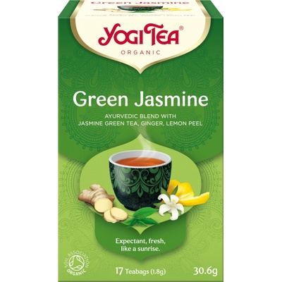 Yogi Tea Bio zelený jasmín 17 x 1,8 g