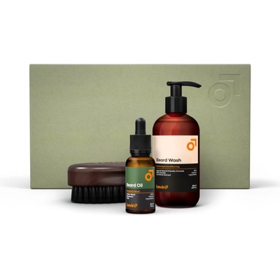 Beviro Bergamia Wood Beard Care Kit подаръчен комплект за брадата