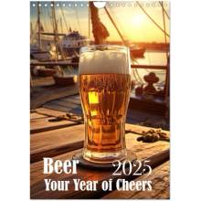 Beer Wall DIN A4 portrait, CALVENDO 12 Month Wall 2025