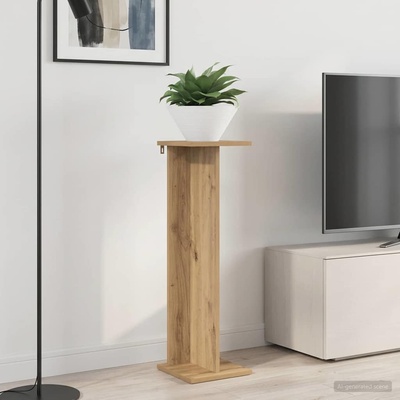 vidaXL Стойка за растения 2 бр. Дъб артизан 25 x 25, 5 x 80, 5 см (899657)