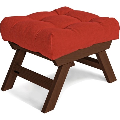 MarLiving Taburet BREEZIO 03 55 cm z masivu/červený